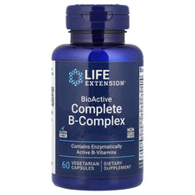 Load image into Gallery viewer, Life Extension BioActive Complete B-Complex 60 Vegetarian Capsules