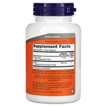 Load image into Gallery viewer, NOW GABA with Vitamin B-6, 500 mg, 100 Veg Capsules