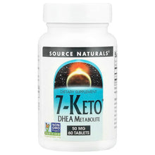 Load image into Gallery viewer, Source Naturals 7-Keto® DHEA Metabolite 50 mg 60 Tablets