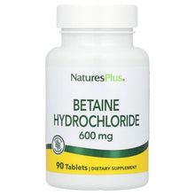 Load image into Gallery viewer, NaturesPlus Betaine Hydrochloride 600 mg 90 Tablets