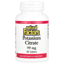 Load image into Gallery viewer, Natural Factors Potassium Citrate 99 mg, 90 Tablets