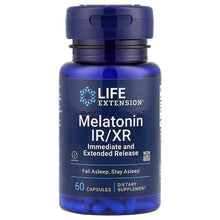 Load image into Gallery viewer, Life Extension, Melatonin IR/XR, 1.5 mg, 60 Capsules