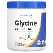 Load image into Gallery viewer, Nutricost Glycine Unflavored 16 oz (454 g)