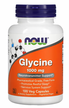 Load image into Gallery viewer, NOW Glycine 1000mg