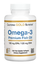 Load image into Gallery viewer, California Gold Nutrition, Omega-3 Premium Fish Oil