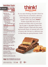 Load image into Gallery viewer, Think !, Snack Protein Bar, Salted Caramel, 10 Bars, 1.41 oz (40 g) Each