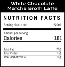 Load image into Gallery viewer, White Chocolate Matcha Broth Latte