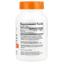 Load image into Gallery viewer, Doctor&#39;s Best High Absorption Magnesium 200 mg 120 Tablets
