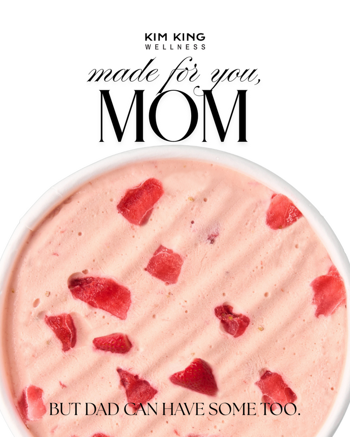 Strawberry Vanilla Collagen Ice Cream
