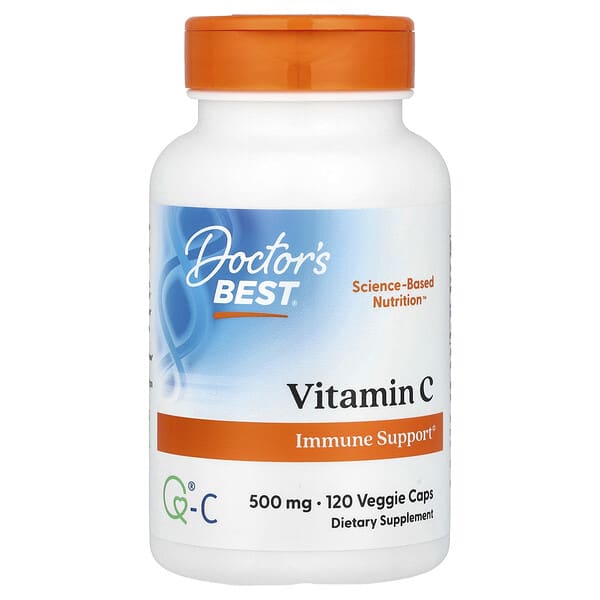 Doctor's Best Vitamin C 500 mg 120 Veggie Caps