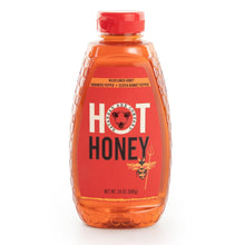 Load image into Gallery viewer, Savannah Bee Company Hot Honey Gluten Free and 100% Pure Honey Infused with Sweet Wildflower Honey and Heat from Scotch Bonnet and Habanero Peppers 24 oz
