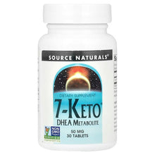 Load image into Gallery viewer, Source Naturals 7 Keto DHEA Metabolite 50mg 30 tablets
