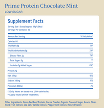 Load image into Gallery viewer, Equip Prime Protein - Grassfed Beef Isolate Protein Powder, 1.96lbs (881g) - Chocolate Mint flavored
