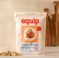Equip Prime Protein - Grassfed Beef Isolate Protein Powder, 1.67lbs (759g) - Peanut butter flavored