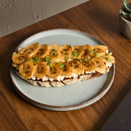 Banana and Blueberry toast