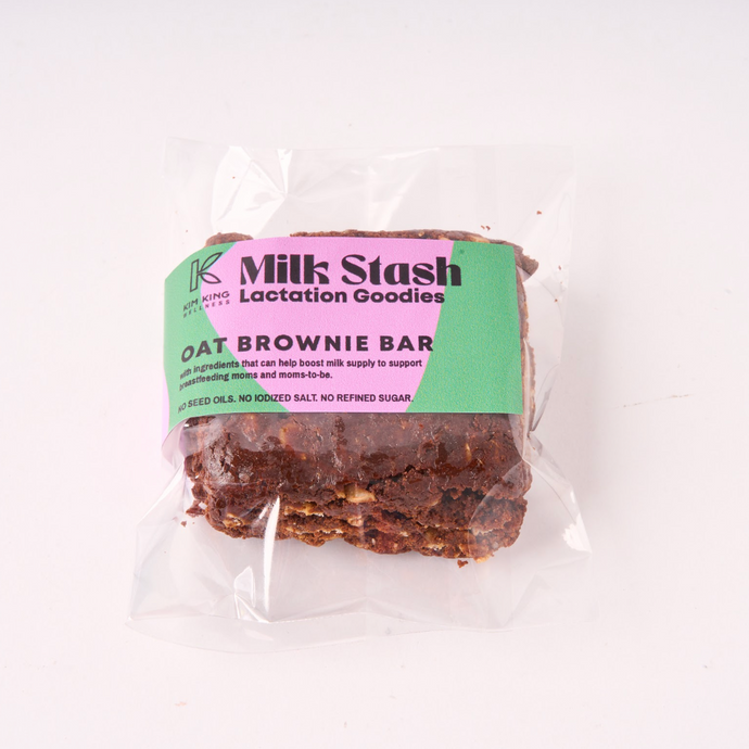Milk Stash: Lactation Oat Brownie